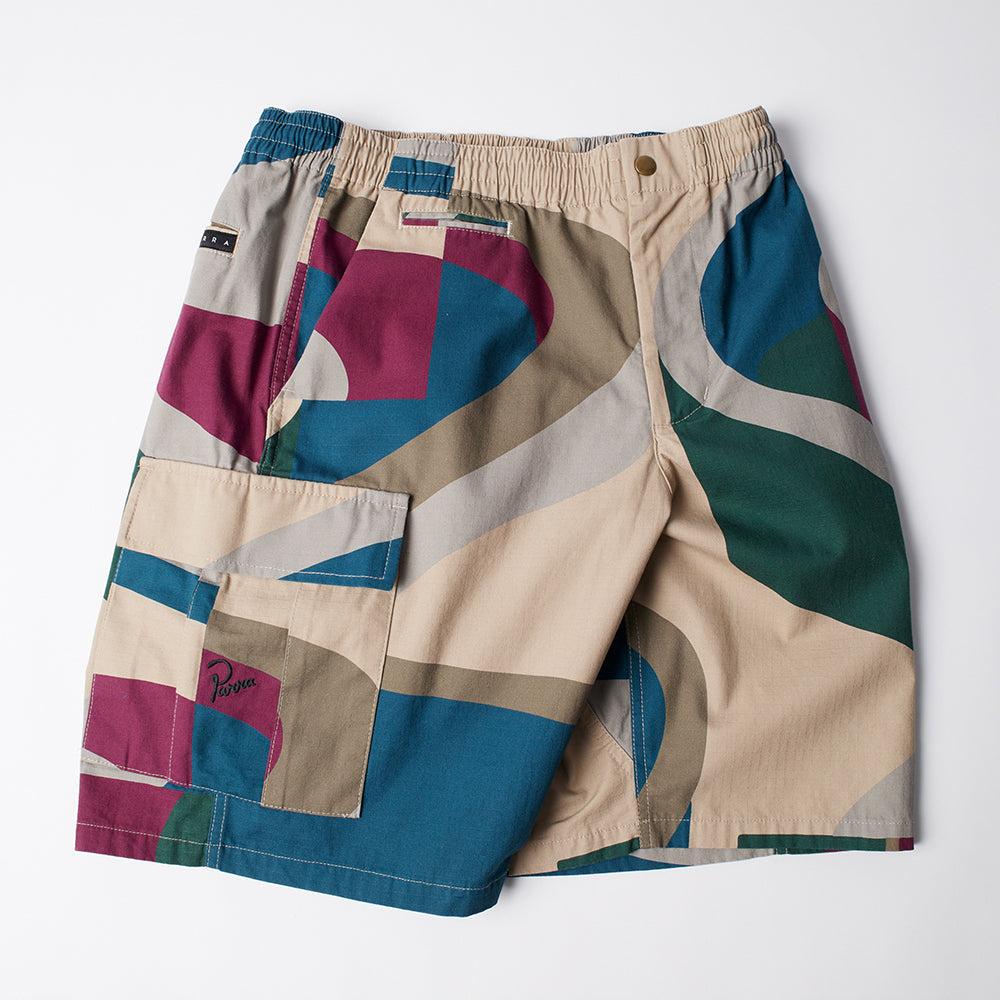 By Parra The Wall Camo Shorts