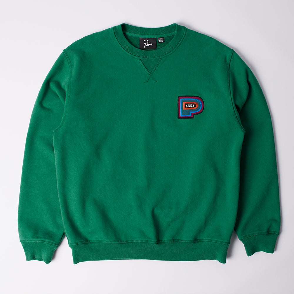 By Parra Repeat Pea Crew Sweat - Green