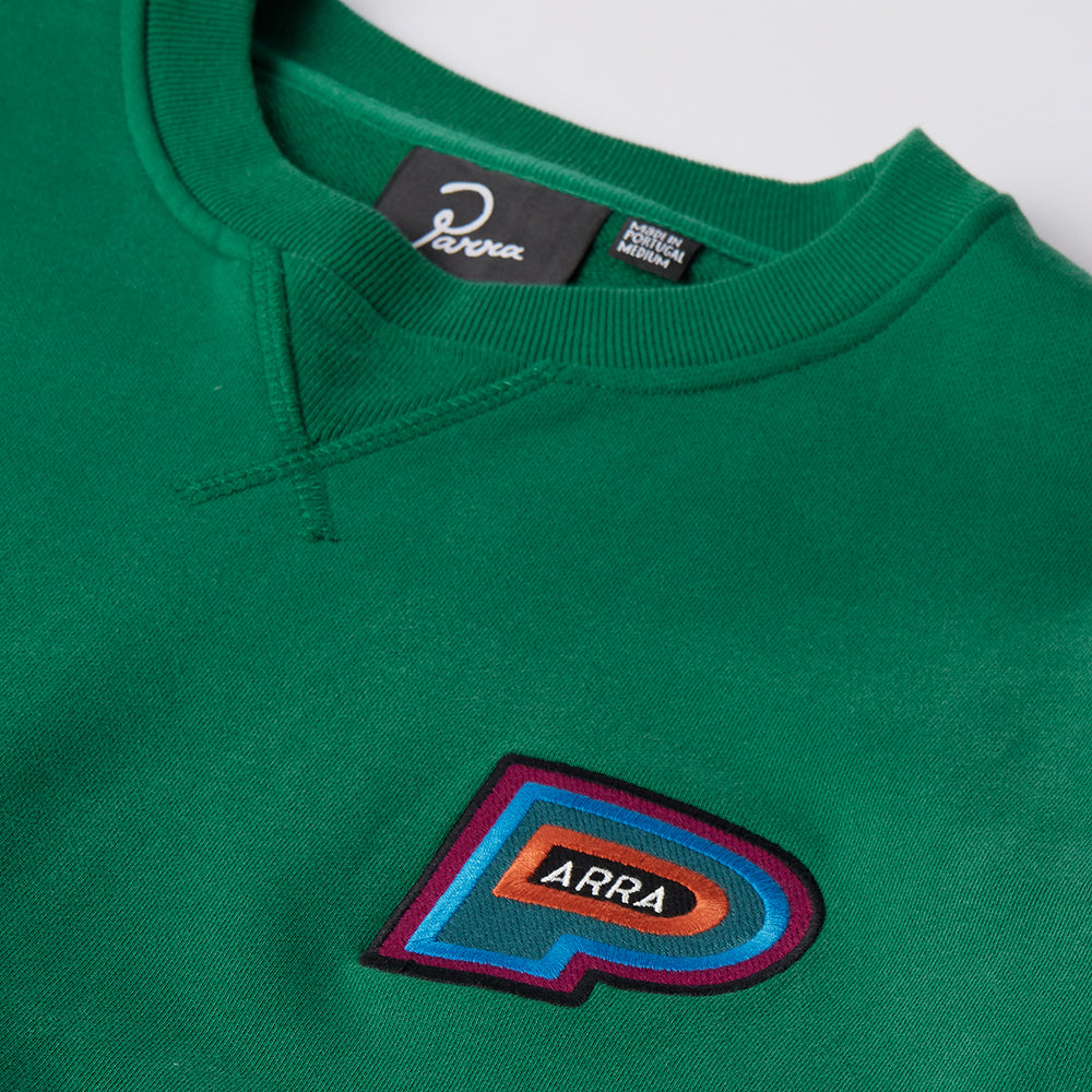 By Parra Repeat Pea Crew Sweat - Green