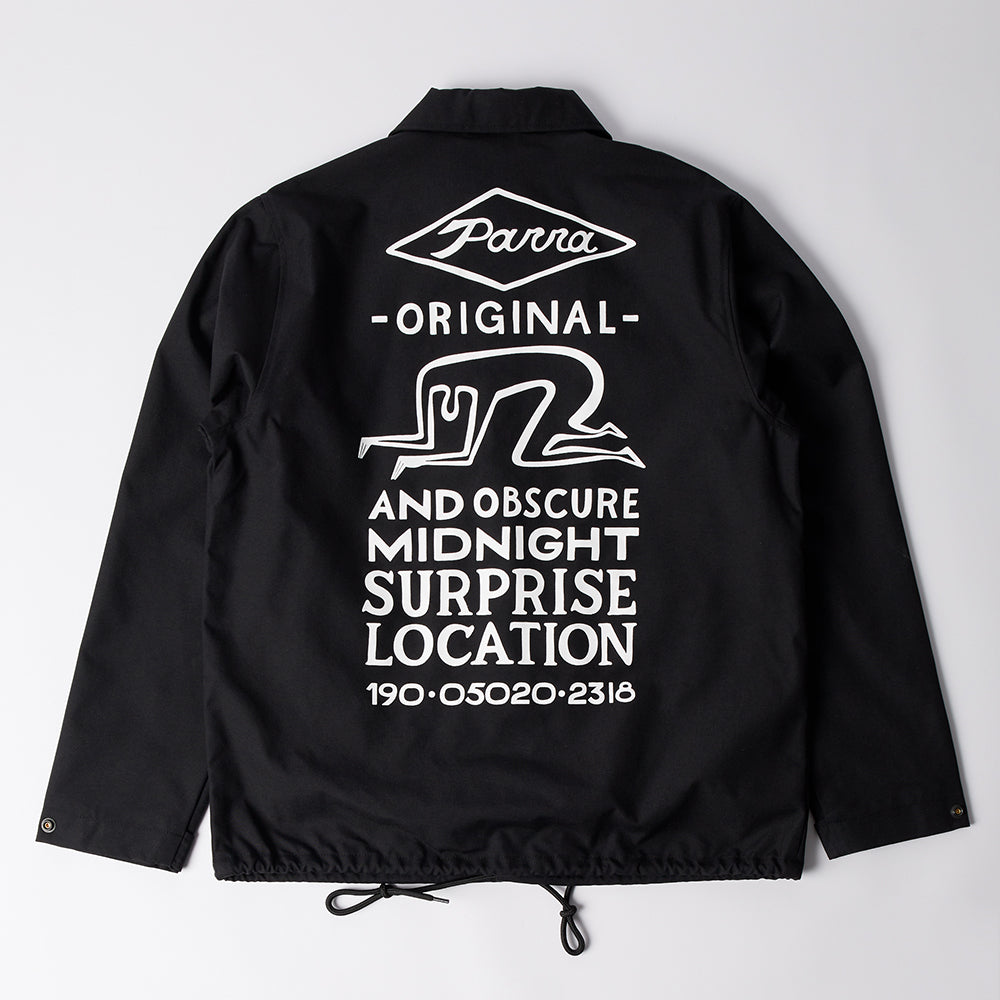 By Parra Midnight Surprise Coach Jacket - Black