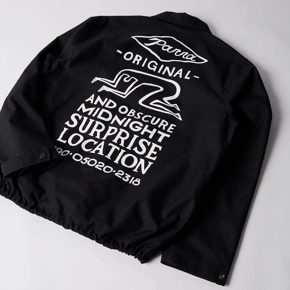 By Parra Midnight Surprise Coach Jacket - Black