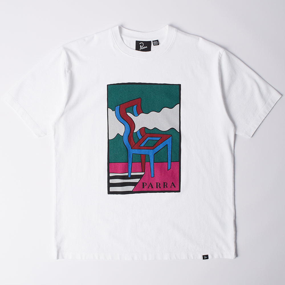 By Parra Smoke Chair T-Shirt - White