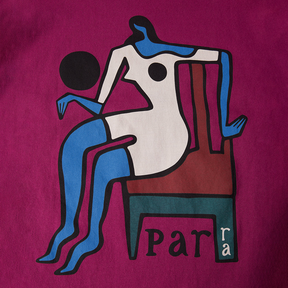 By Parra Chair Ballet T-Shirt - Dark Magenta