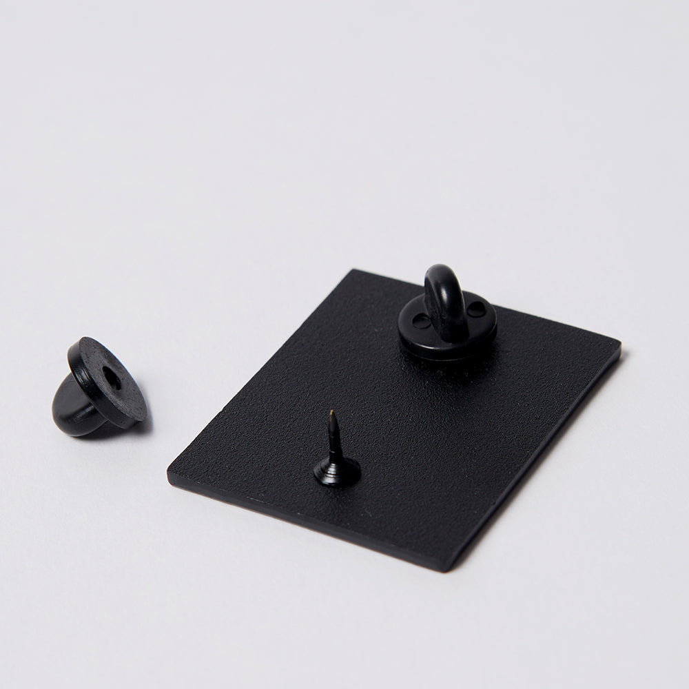 By Parra Dogface Enamel Pin - Washed Magenta