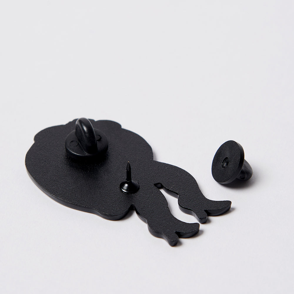 By Parra Stupid Strawberry Enamel Pin - Red