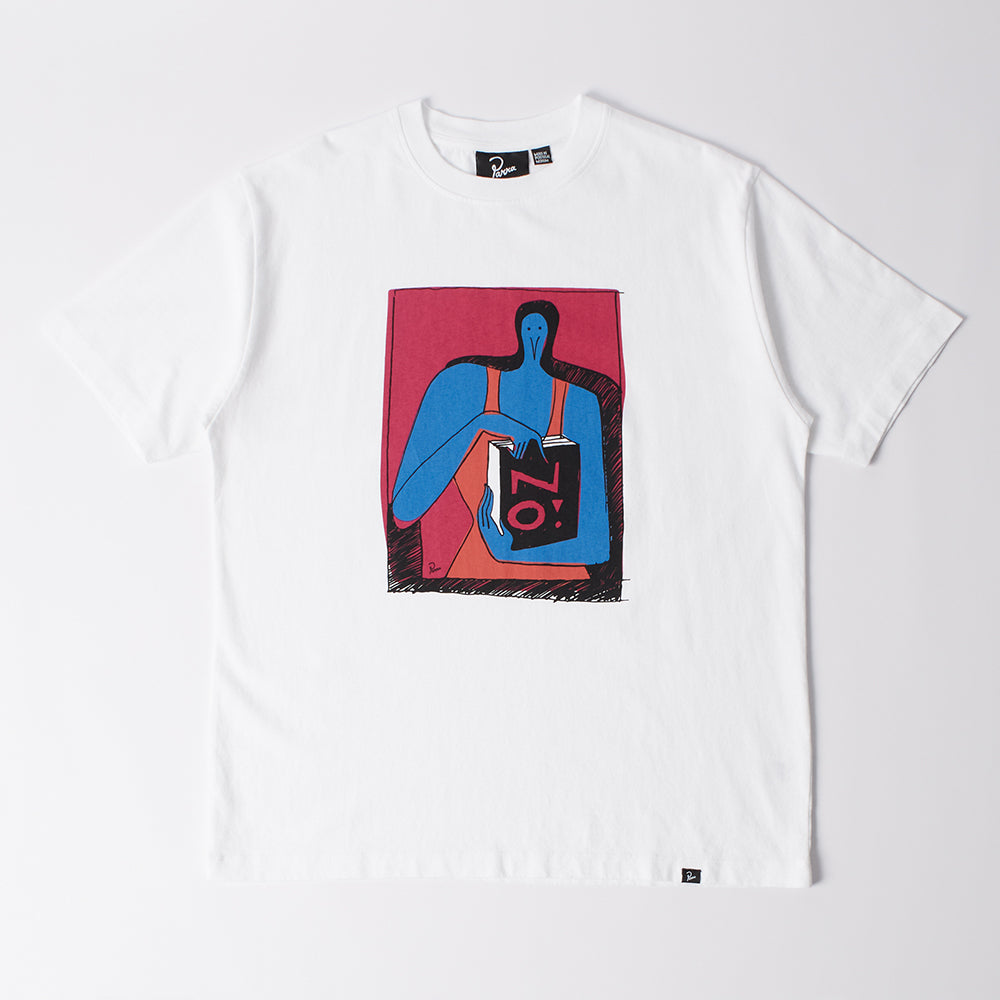 By Parra No Books T-Shirt - White
