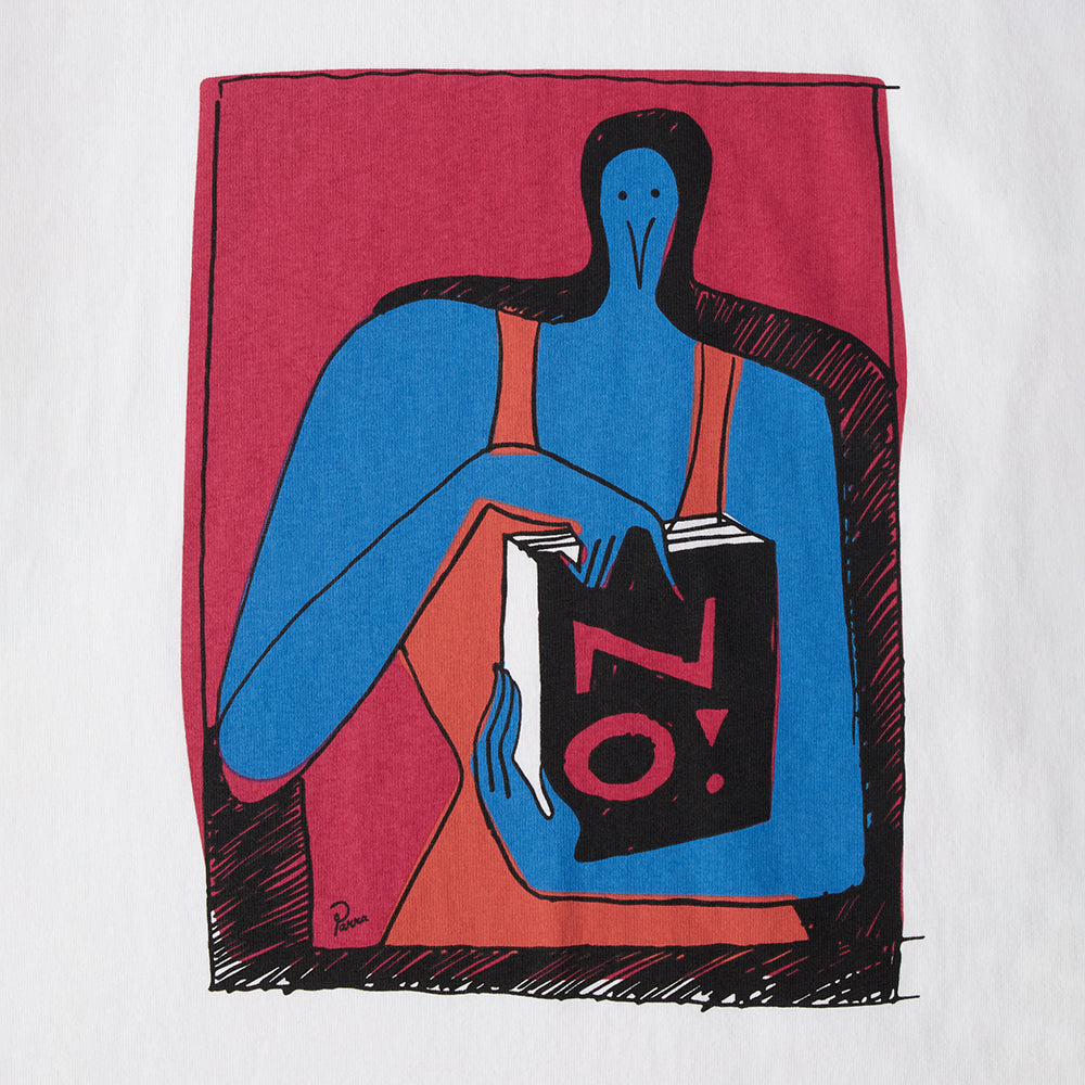 By Parra No Books T-Shirt - White