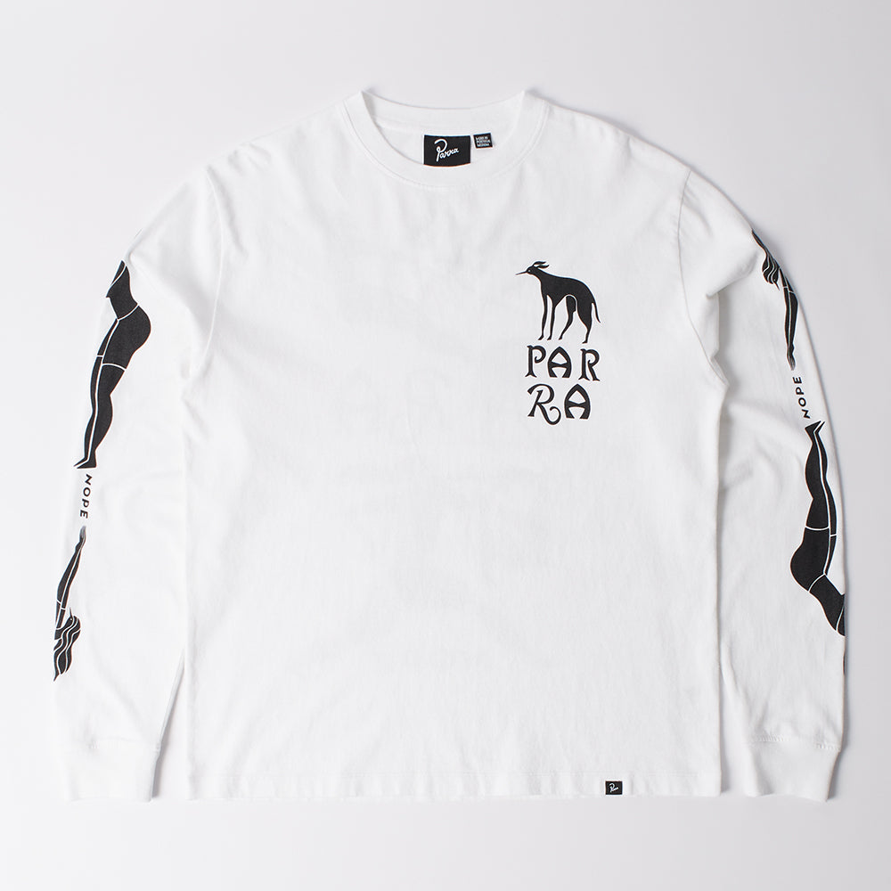 By Parra Dog Training LS T-Shirt - White
