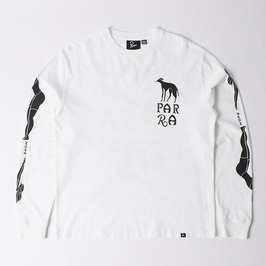 By Parra Dog Training LS T-Shirt - White