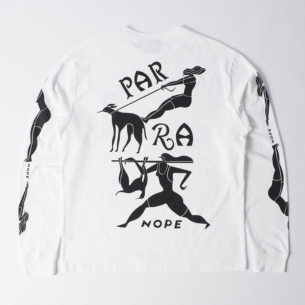 By Parra Dog Training LS T-Shirt - White
