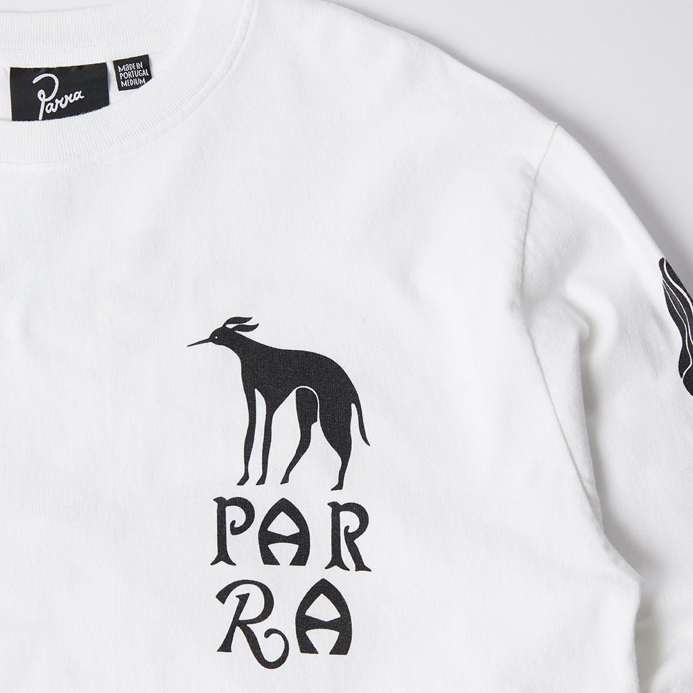 By Parra Dog Training LS T-Shirt - White