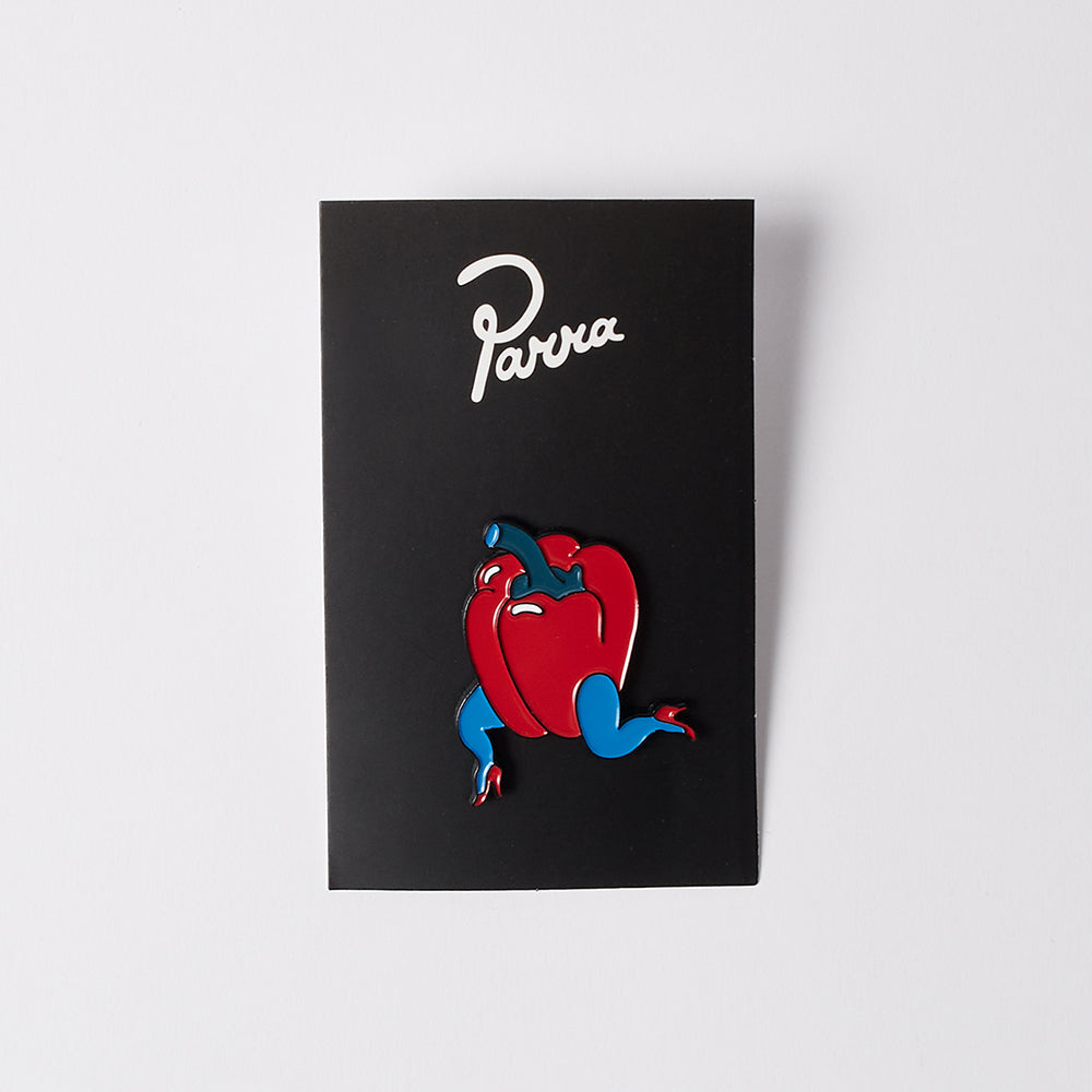 By Parra Bell Pepper Enamel Pin - Red