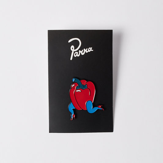 By Parra Bell Pepper Enamel Pin - Red