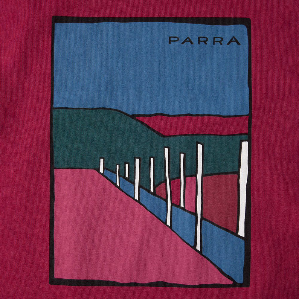 By Parra Beach Parking T-Shirt - Raspberry