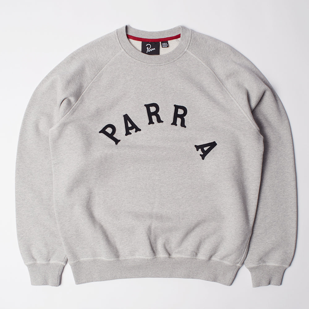 By Parra Drunk Parent Crew Sweat - Heather Grey