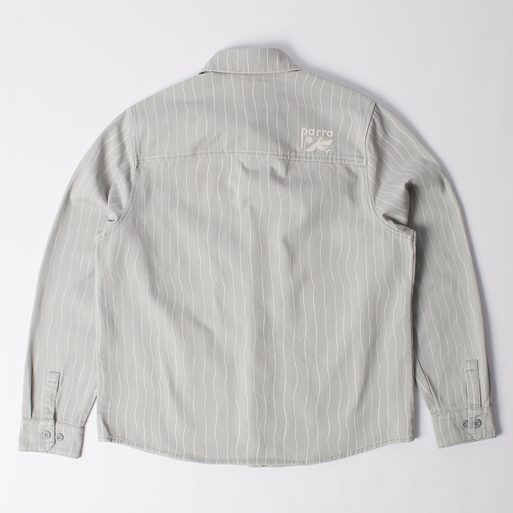 By Parra Meandering Lines Shirt - Grey