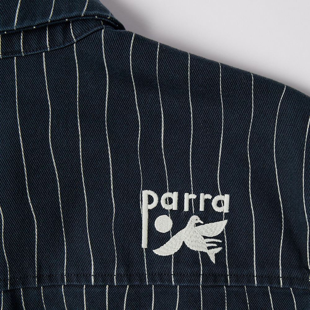 By Parra Meandering Lines Shirt - Navy Blue