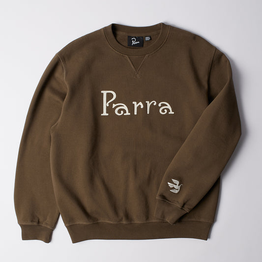 By Parra Weird Trad Logo Crew Sweat