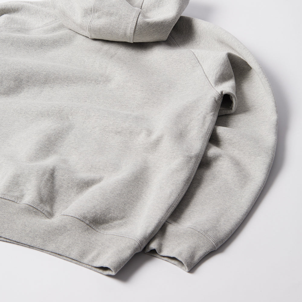By Parra Crow Logo Hooded Sweat - Heather Grey