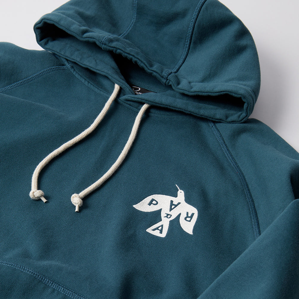 By Parra Crow Logo Hooded Sweat - Teal