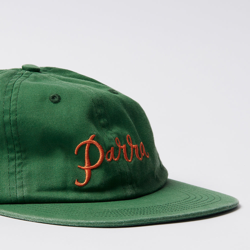 By Parra Scripted 6 Panel Hat - Green