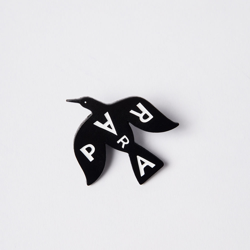 By Parra Crow Enamel Pin - Black