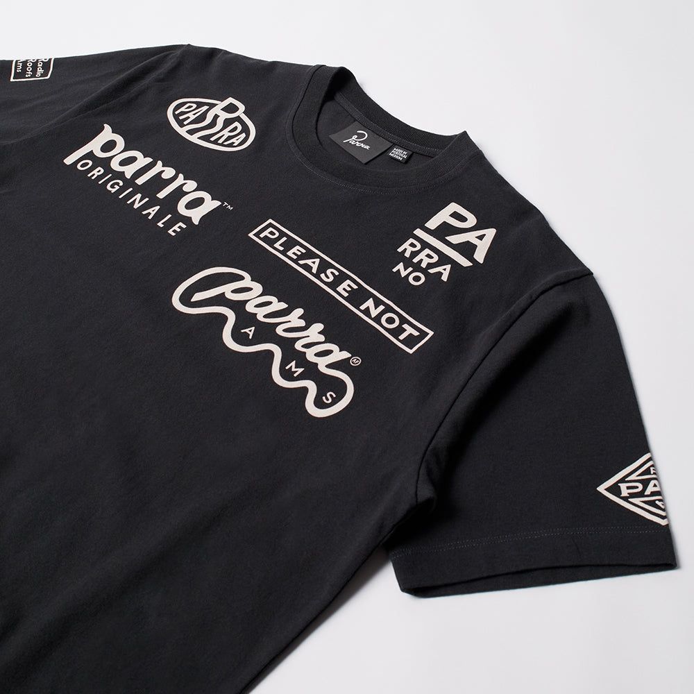 By Parra Media Training T-Shirt - Black