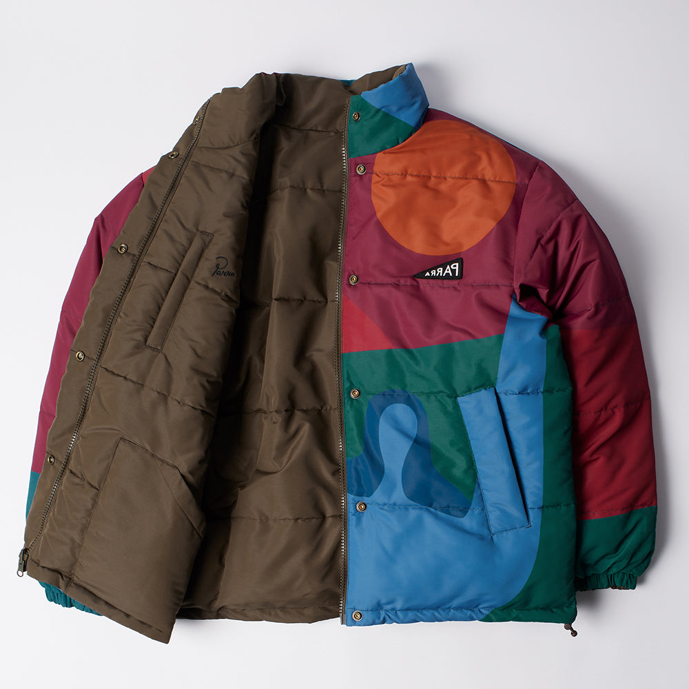 By Parra Protect The Sun Reversible Puffer - Brown