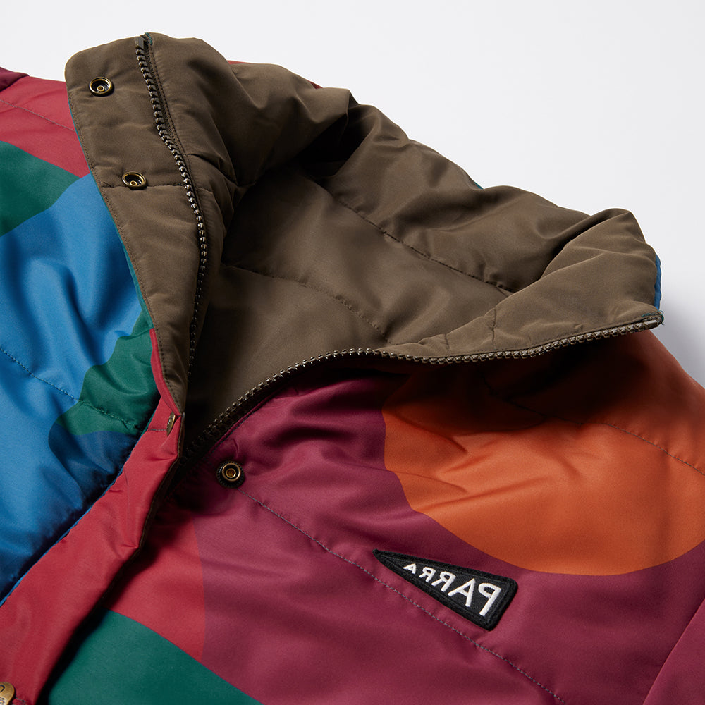 By Parra Protect The Sun Reversible Puffer - Brown