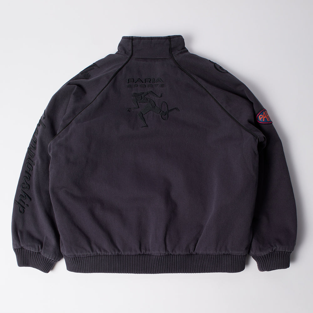 By Parra Owl Meets Rat Racing Jacket - Blue