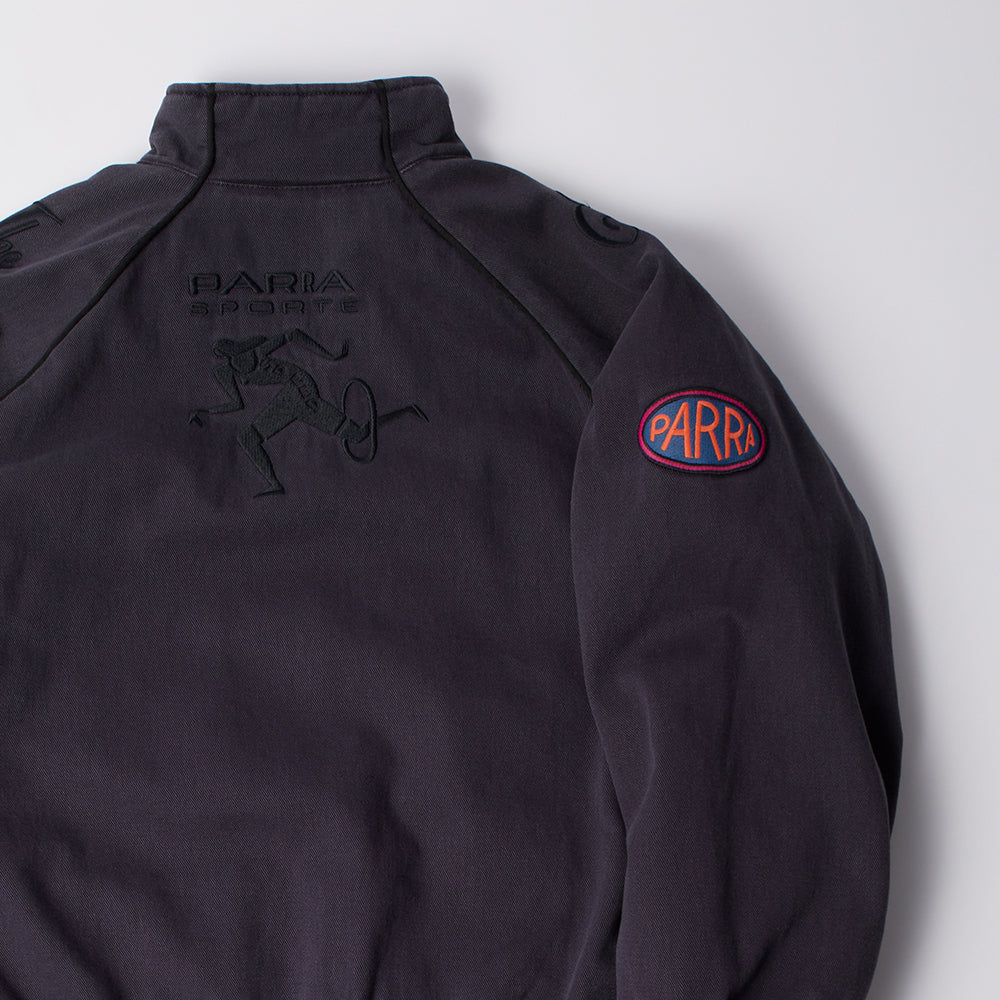By Parra Owl Meets Rat Racing Jacket - Blue