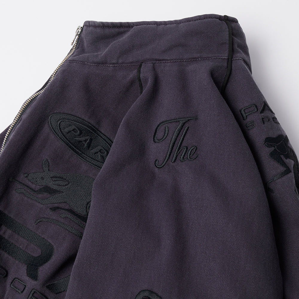 By Parra Owl Meets Rat Racing Jacket - Blue