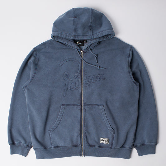By Parra Not Fade Away Zip Hoody - Washed Dark Grey