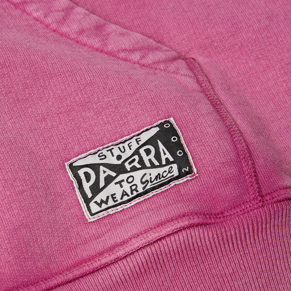 By Parra Not Fade Away Zip Hoody - Washed Tyrian Purple