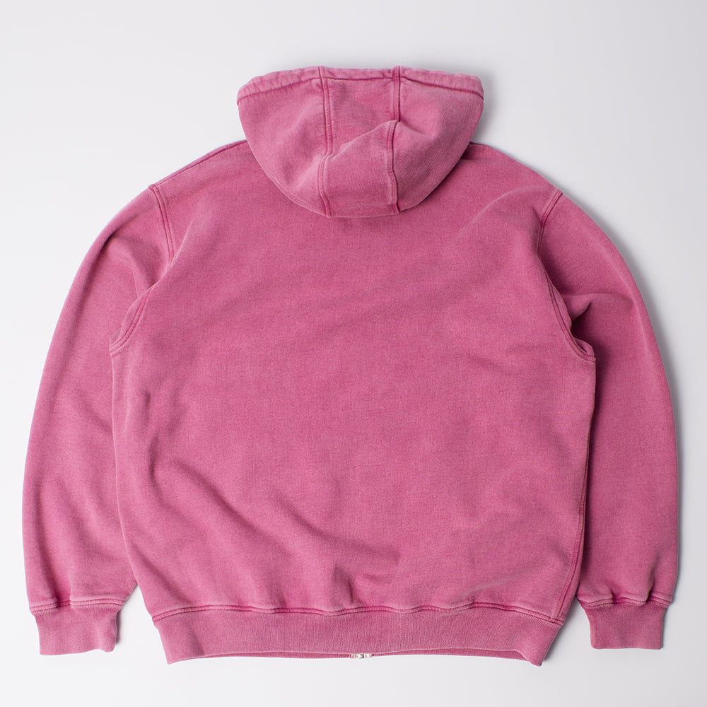 By Parra Not Fade Away Zip Hoody - Washed Tyrian Purple