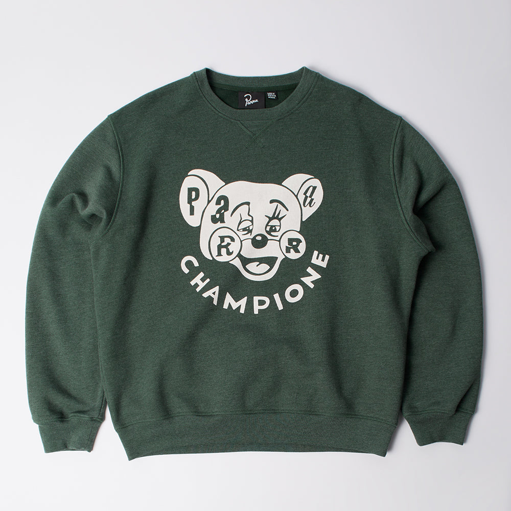 By Parra Tired Champione Crew - Pine Green