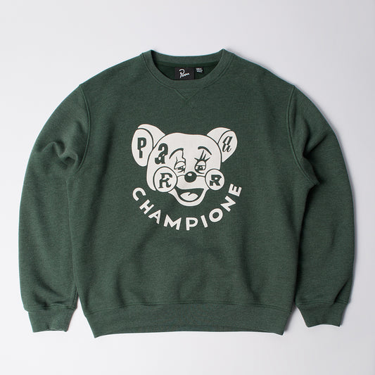By Parra Tired Champione Crew - Pine Green