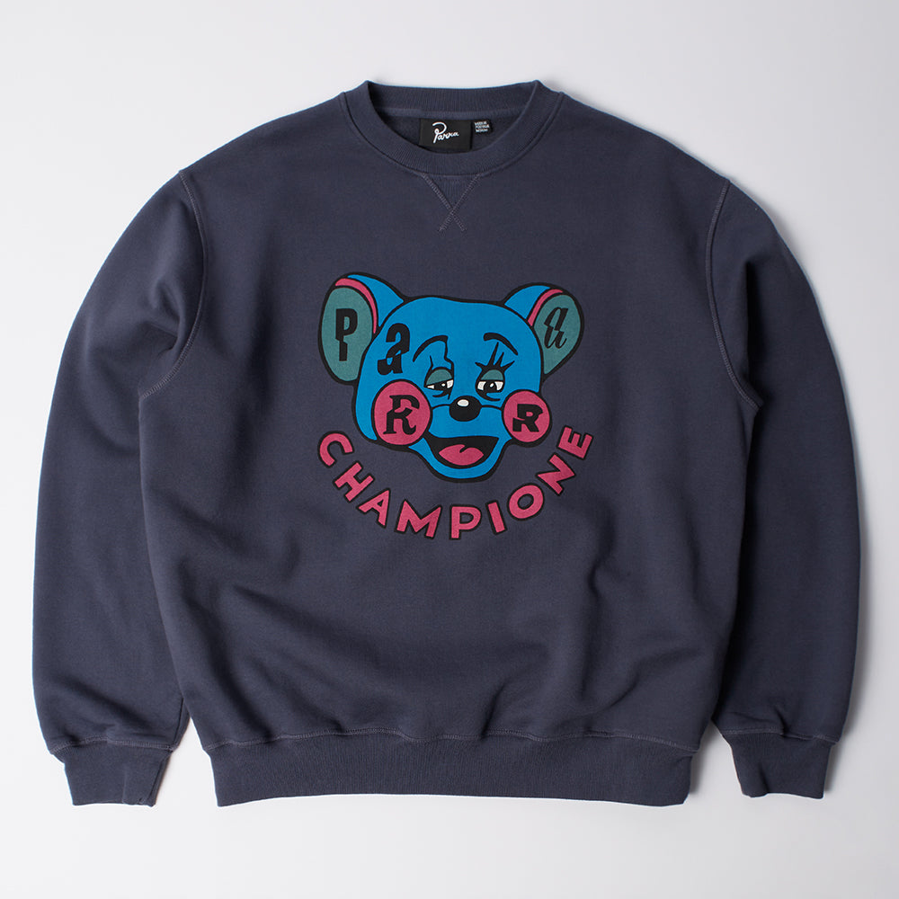 By Parra Tired Champione Crew - Navy Blue