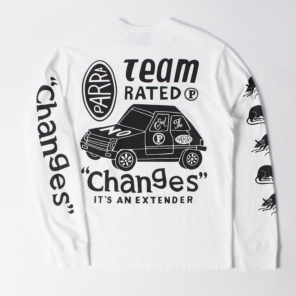 By Parra Team Changes LS T-Shirt - White