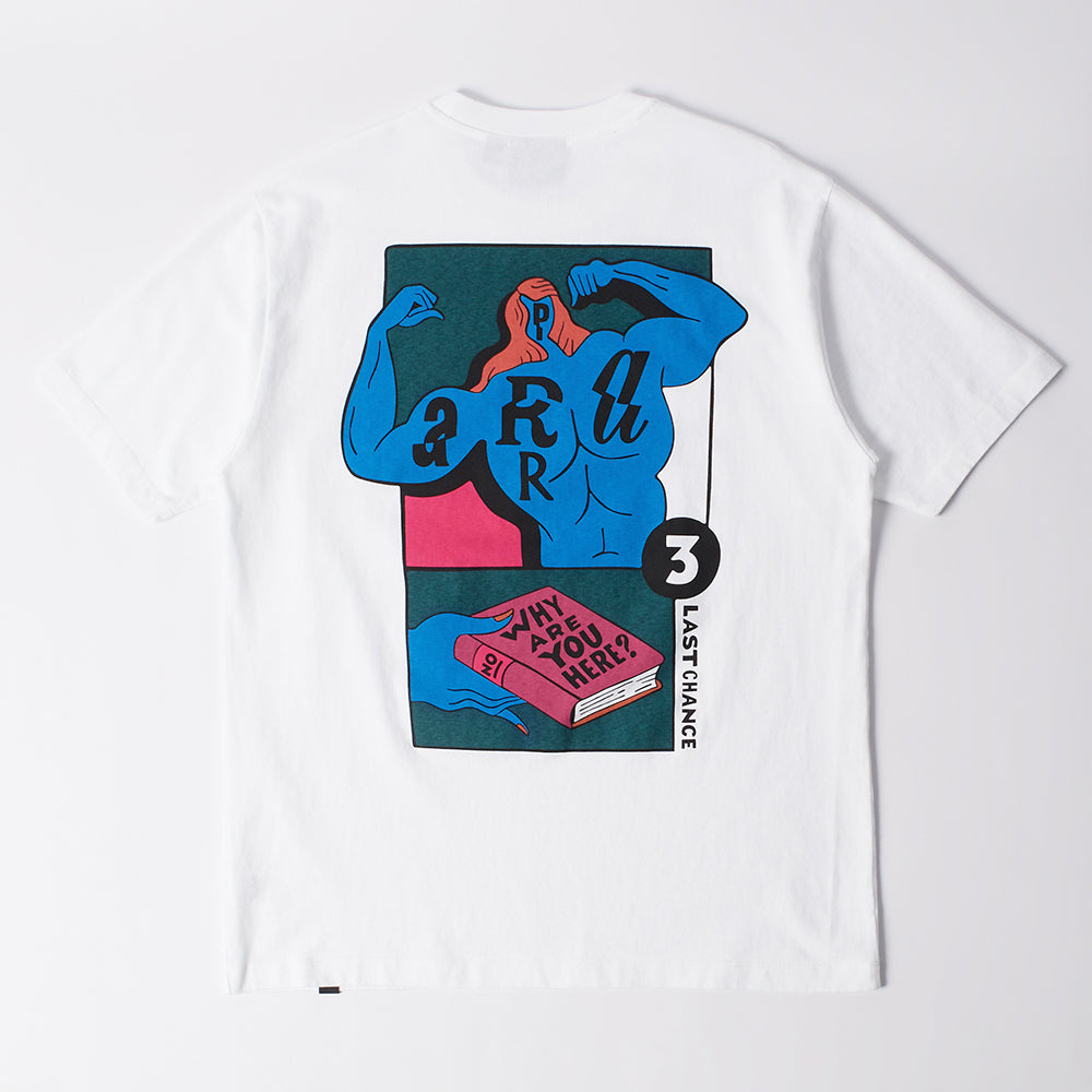 By Parra Why Are You Here T-Shirt - White