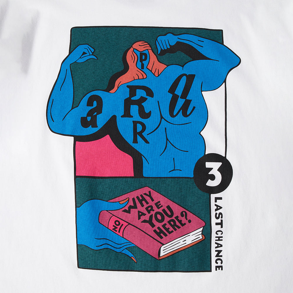 By Parra Why Are You Here T-Shirt - White