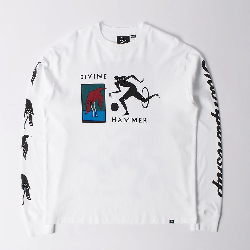 By Parra Divine Hammer LS Tee - White