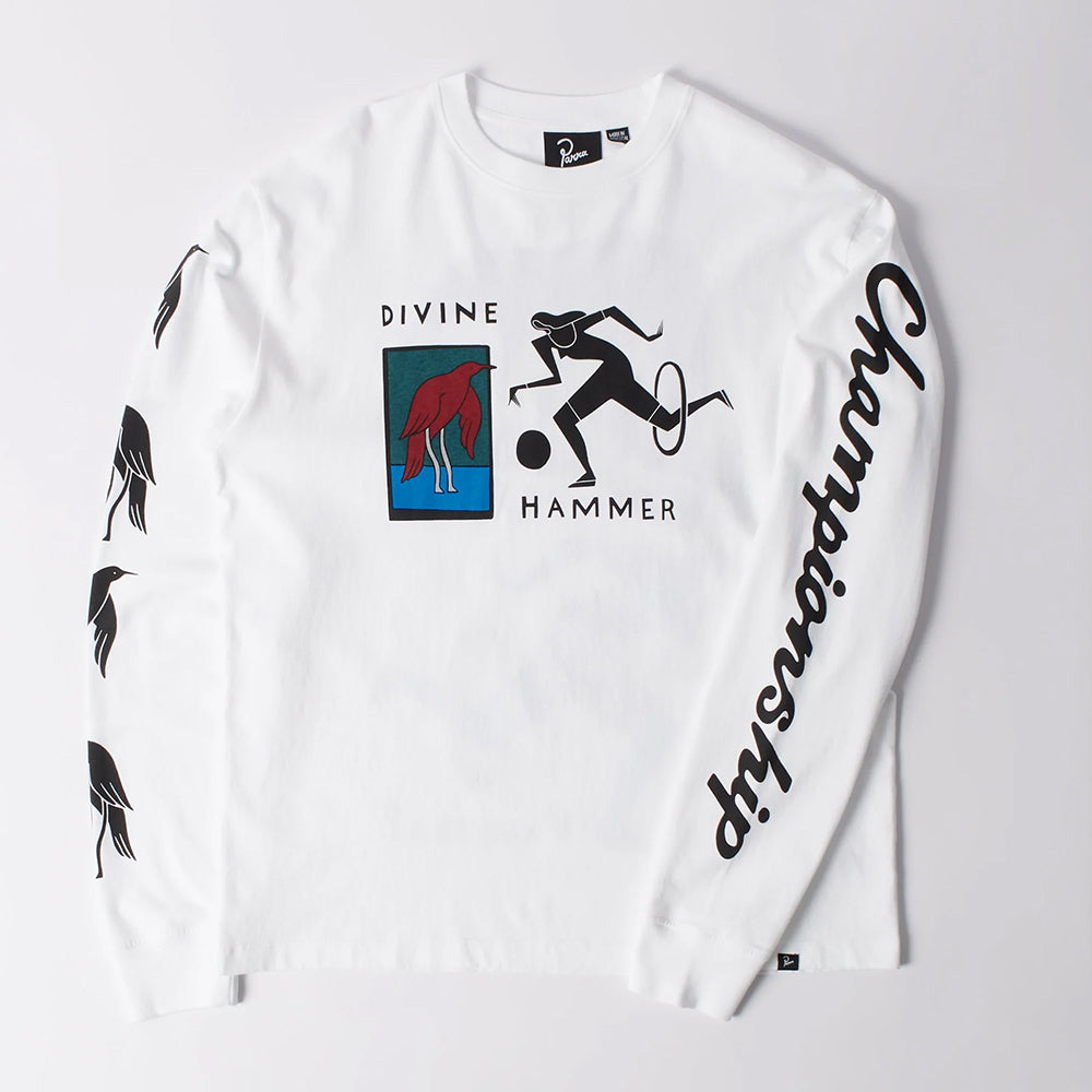 By Parra Divine Hammer LS Tee - White