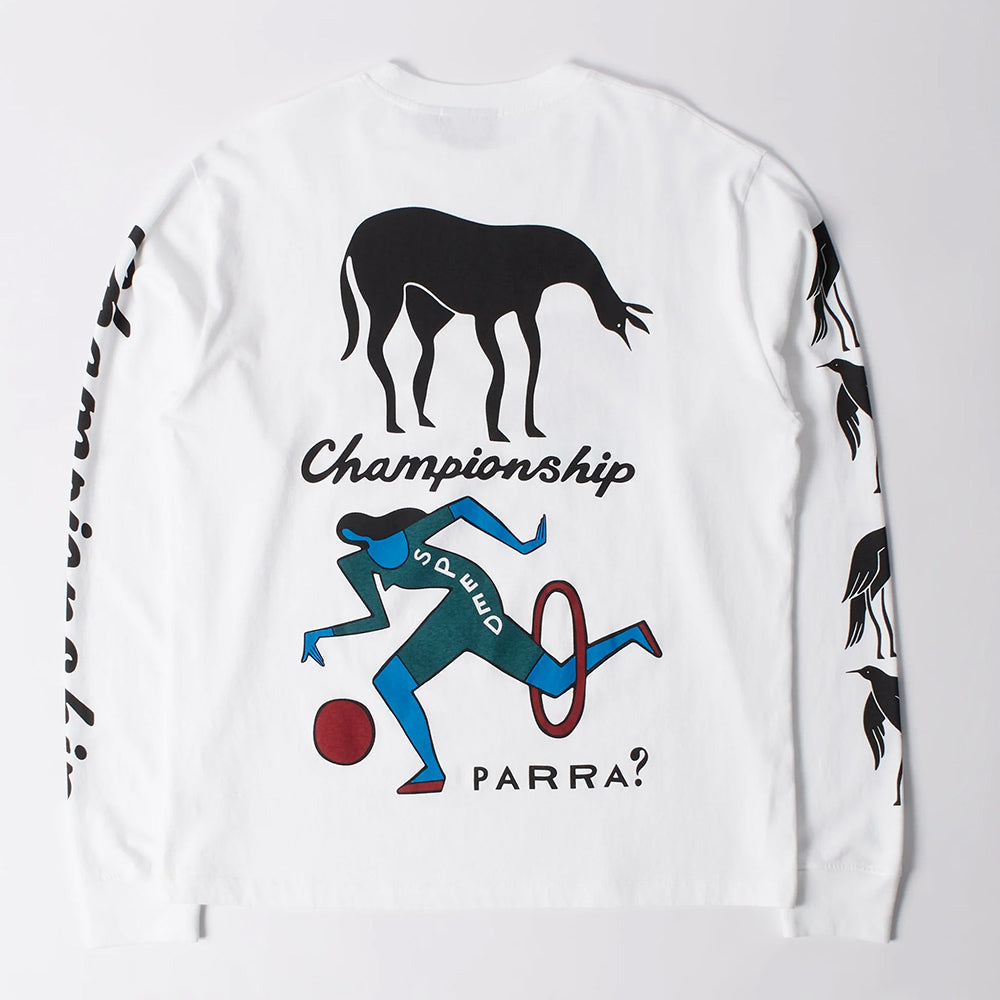 By Parra Divine Hammer LS Tee - White