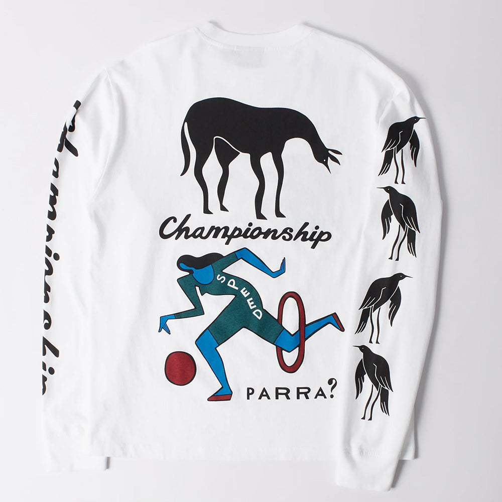 By Parra Divine Hammer LS Tee - White