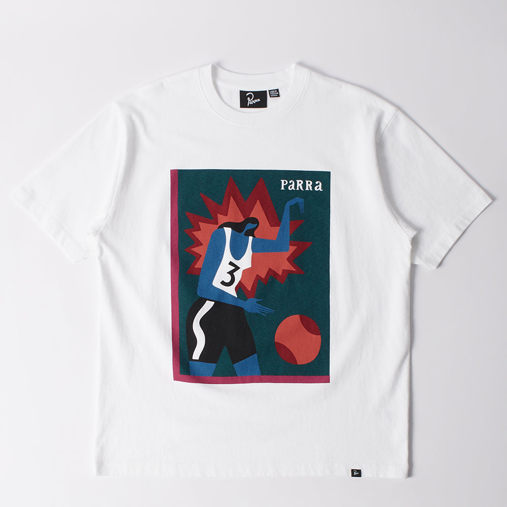 By Parra Basketball T-Shirt - White