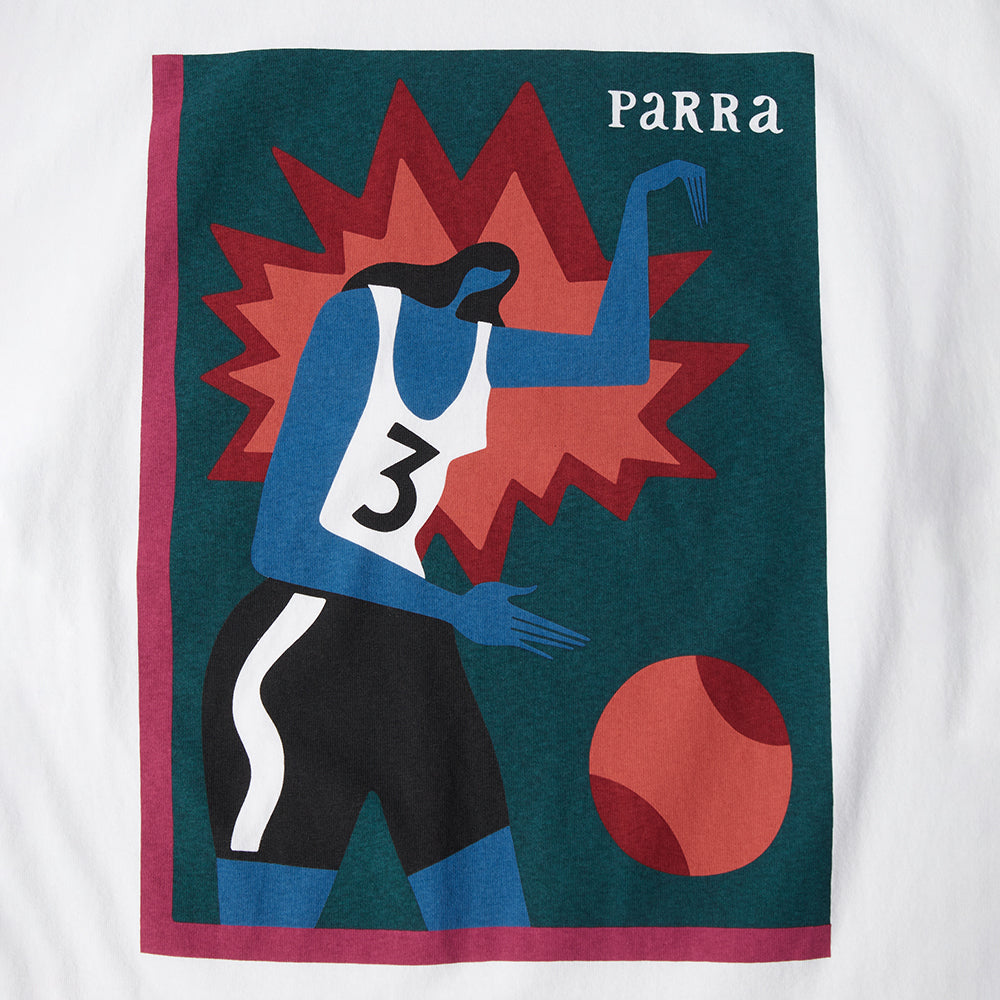 By Parra Basketball T-Shirt - White