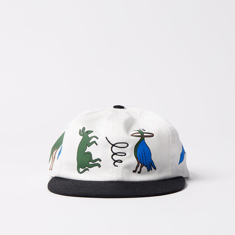 By Parra Animal Style 6P Hat - White