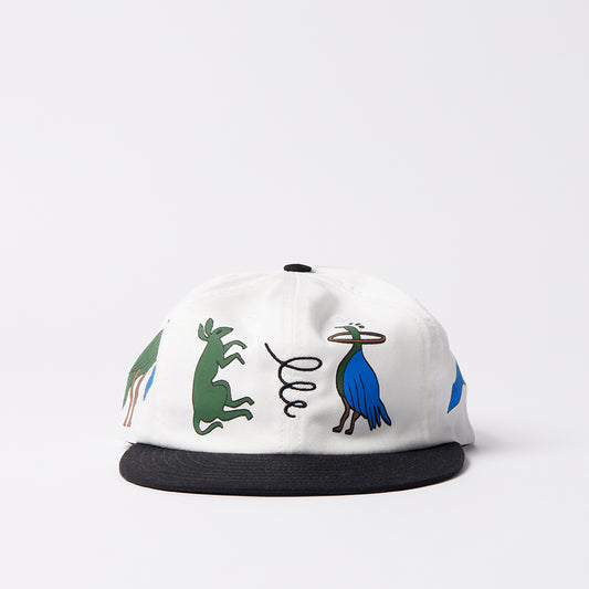 By Parra Animal Style 6P Hat - White