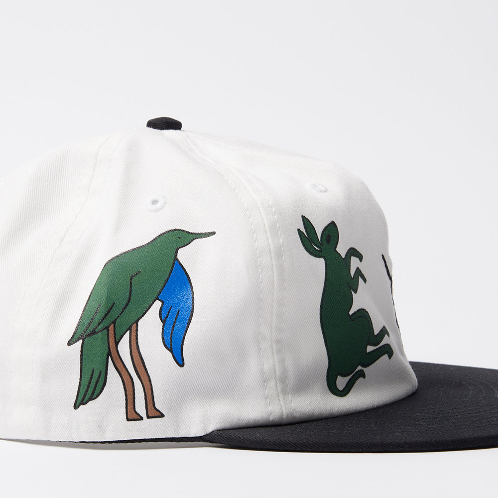 By Parra Animal Style 6P Hat - White